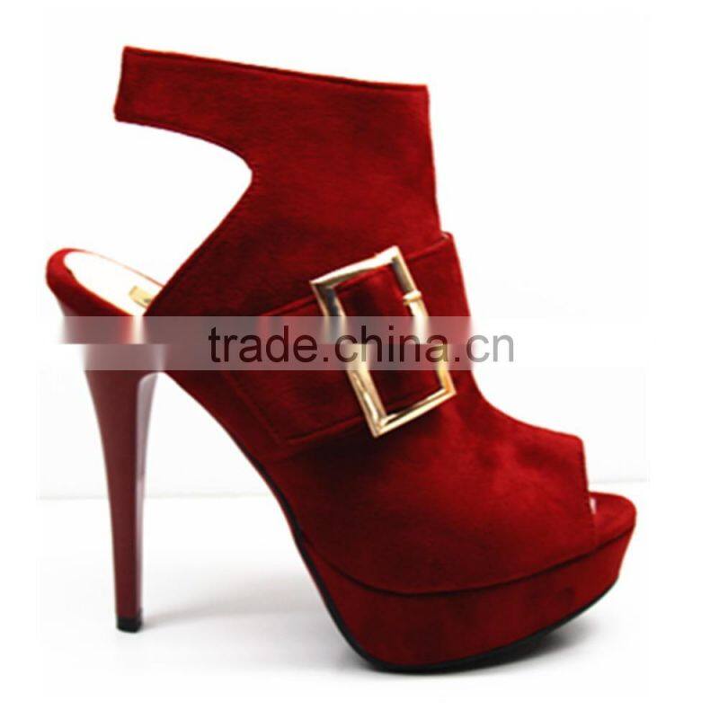 Lady Dress Fancy Shoes Classical red Sandals