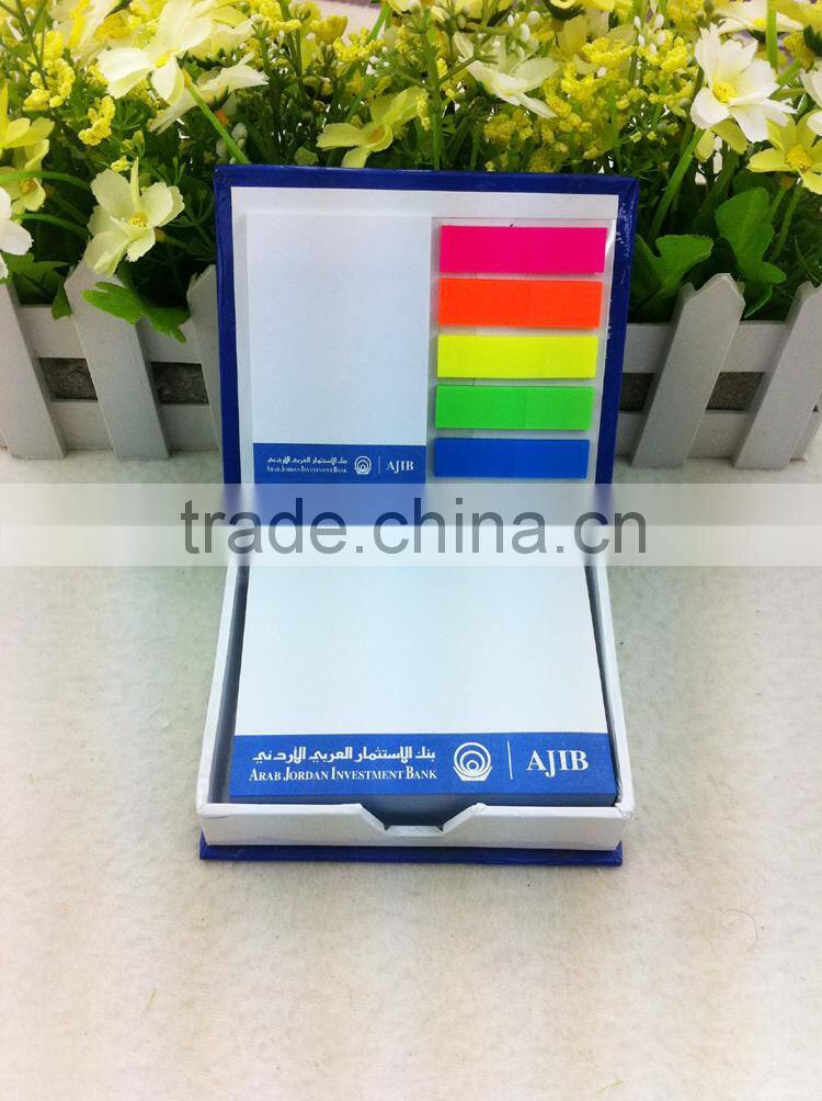 memo pad with paper holder