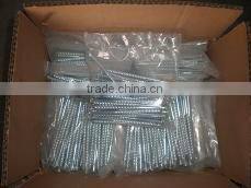 thickness 3.8mm galvanized yellow screw nails