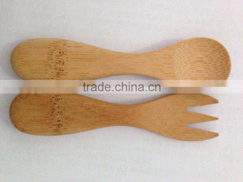 Bamboo baby spoon kid baby spoon cutlery
