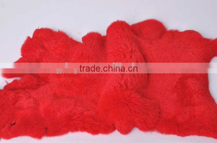 Real Fur Skin / Rex Rabbit Dyed Colors / Rex Rabbit Fur Skin For Coat