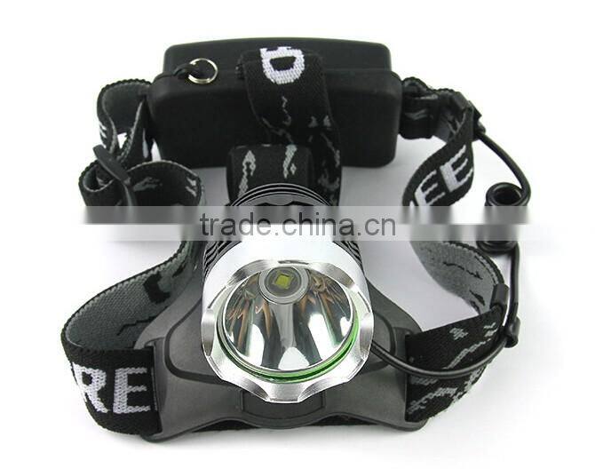 A-OK Newest high power 3 aaa battery powered led head lamp with led headlamp flood and spot function