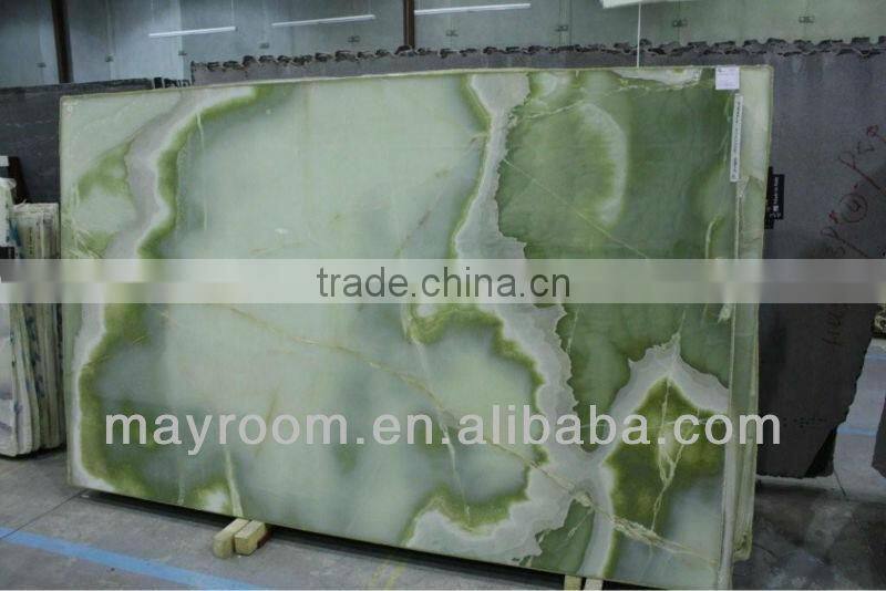 Jade Green Onyx slabs Italy onyx