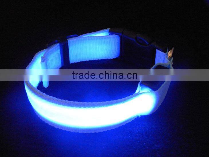 Wholesale Pet Products Dog Collars luminous dog collar
