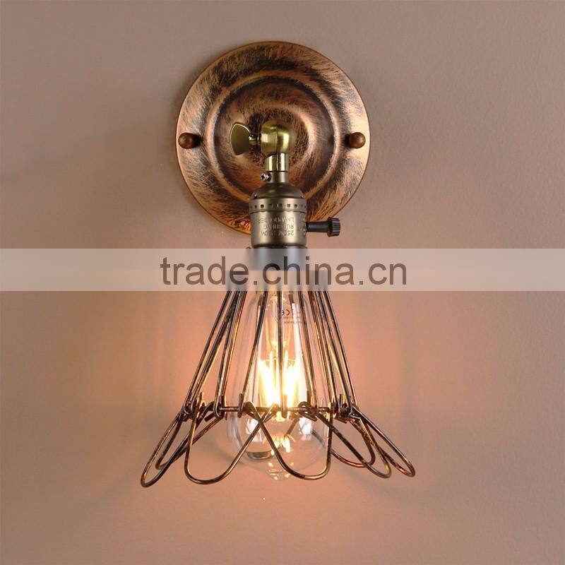 E27 Morden Loft Metal Vintage Industrial Sconce Wall Light