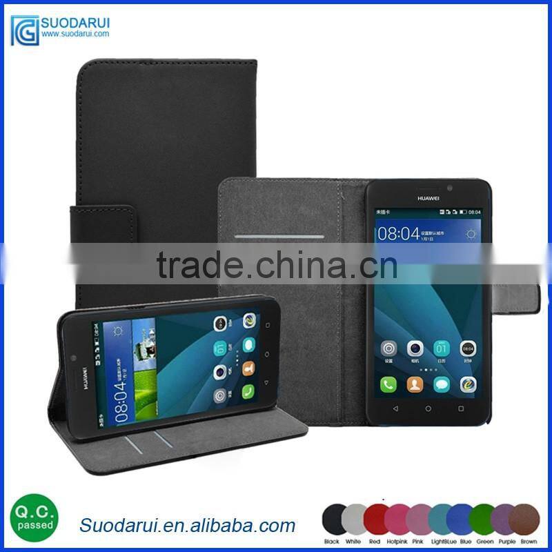 Book Stand Wallet Leather flip case pouch for Huawei Y5 II covers