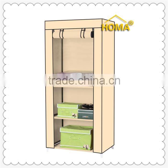 2016 fashional portable fabric wardrobe for packing