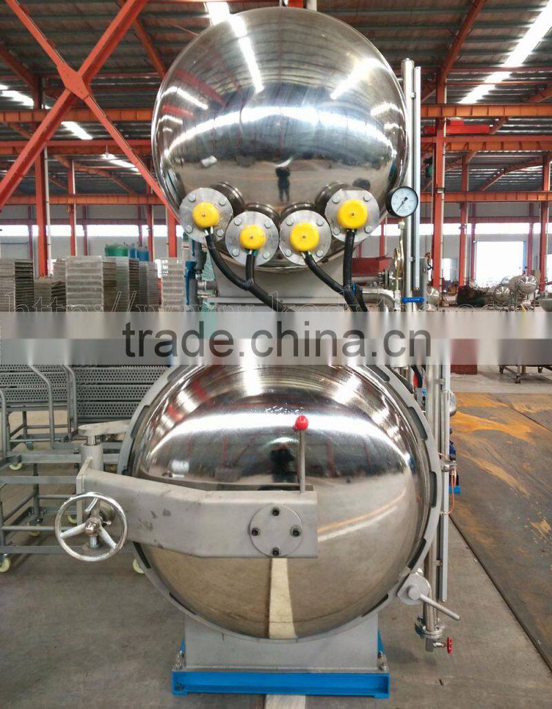 Stainless Steel Water Immersion Autoclave For Food