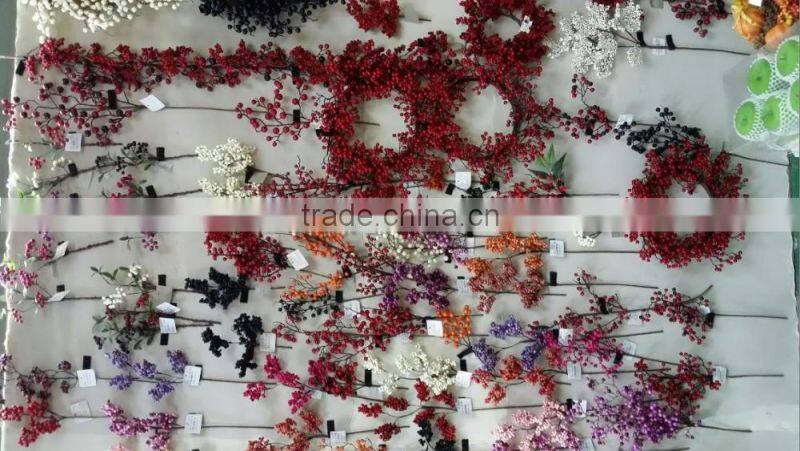 Christmas Ornaments Artificial Fruit branch Lichi Branch