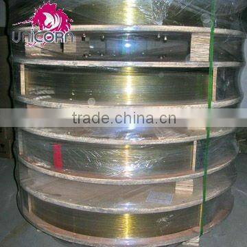 Mild Carbon Steel Electro/HD Galvanized Golden Wire Band