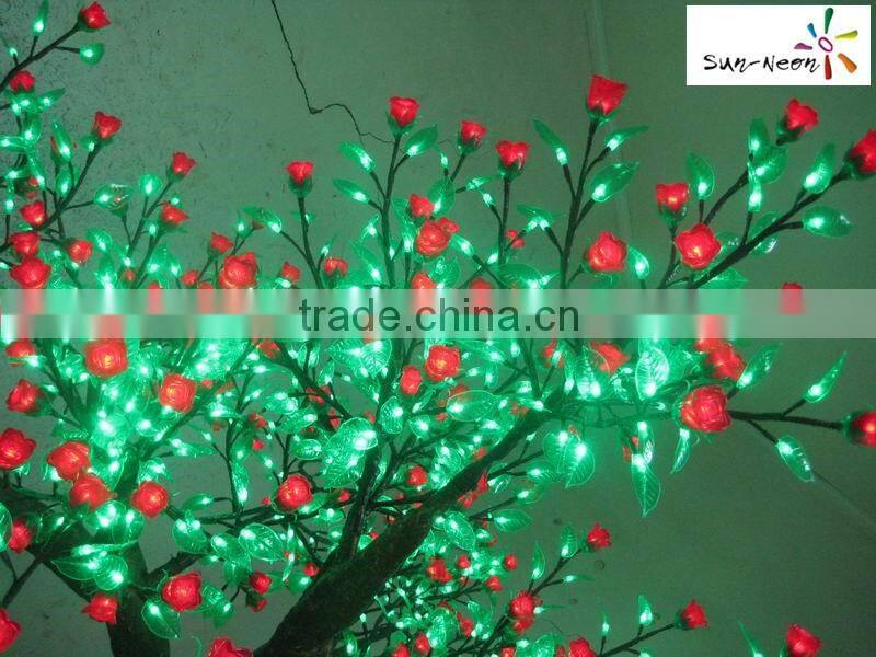 High simulation fruit christmas tree fancy decoration light decorative outfit christmas lights with high quality fruit shaped