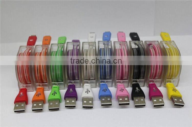 Colorful Retractable Cable For All Mobile Phones
