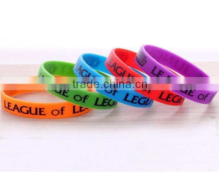 Hot sale wristband custom OEM printed silicone bracelet