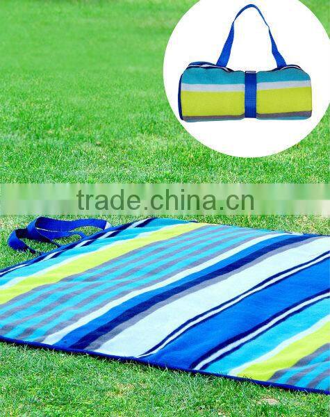 100% polyester blanket/ cheap picnic blanket