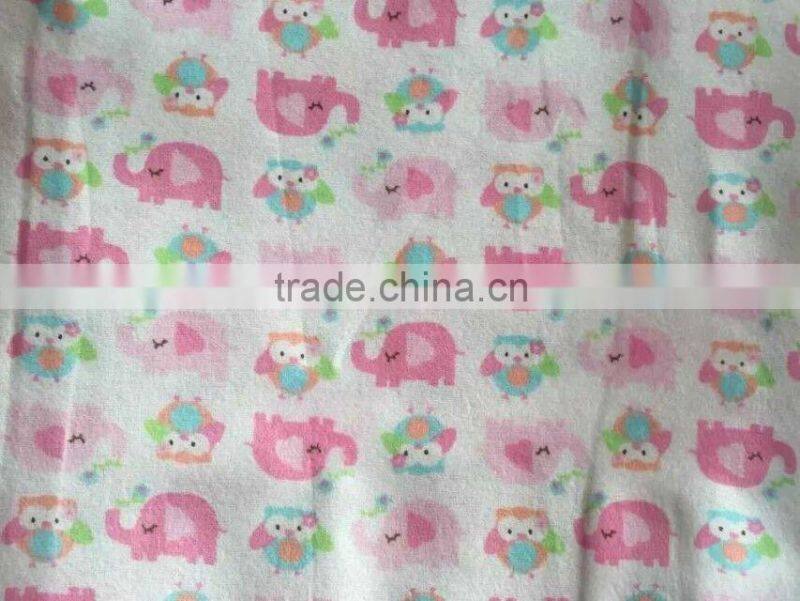 100% Cotton Material Flannel Fleece Cloth Fabric Width 57/58" For Hometextile use