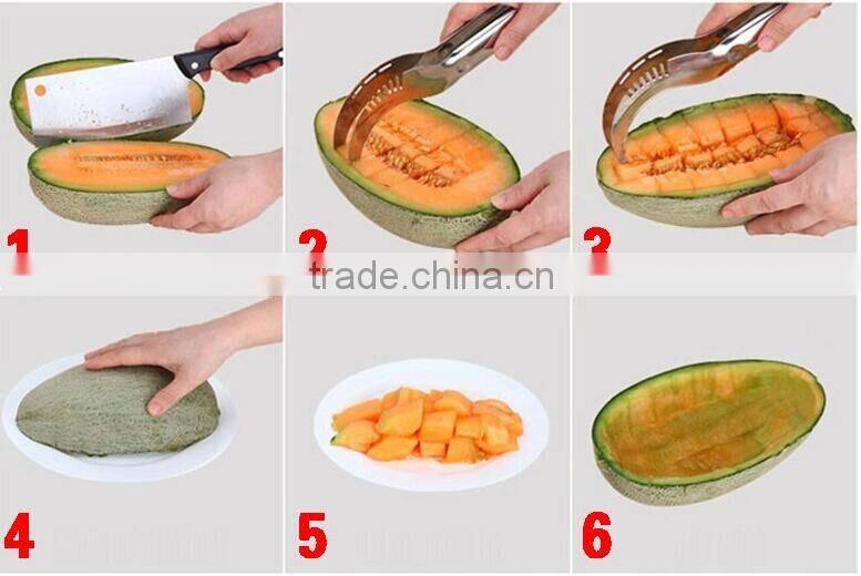 Stainless Steel Fruit Knife /Essential Home Kitchen Watermelon Slicer/Watermelon Knife