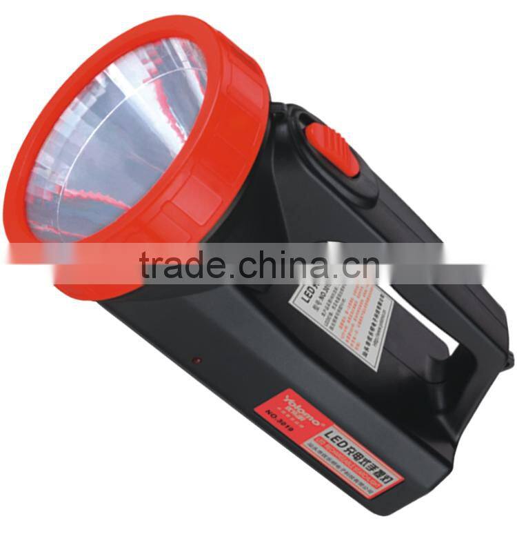 Super brightness hunting portable led lighting fixture with 1500 mah high power led searchlight