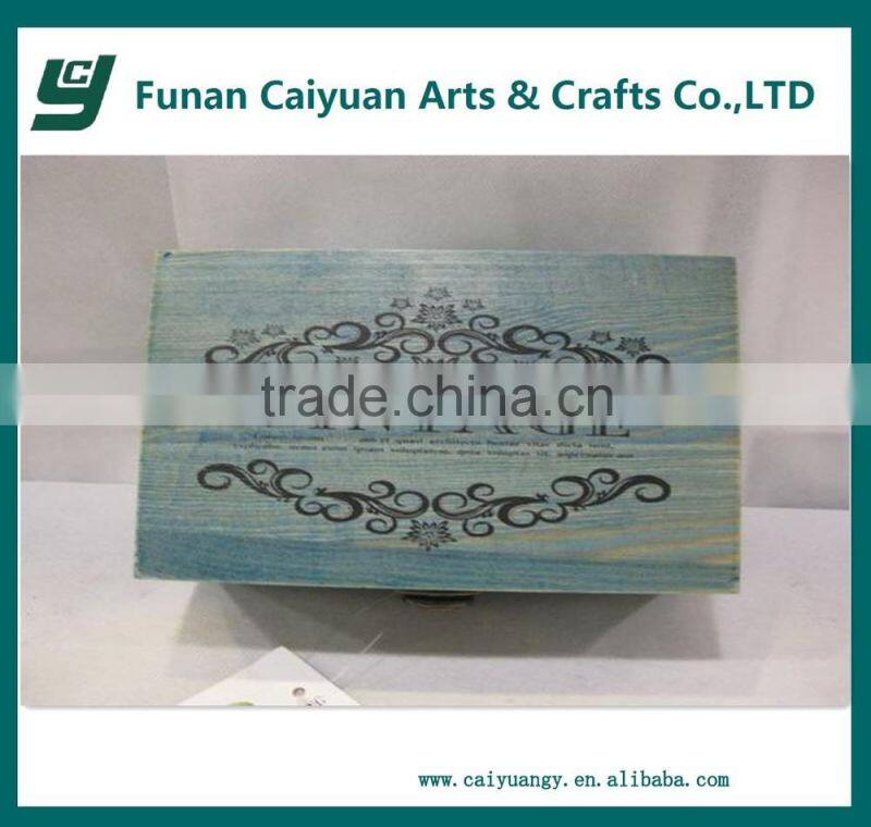 Elegant and hot sell wooden ring box