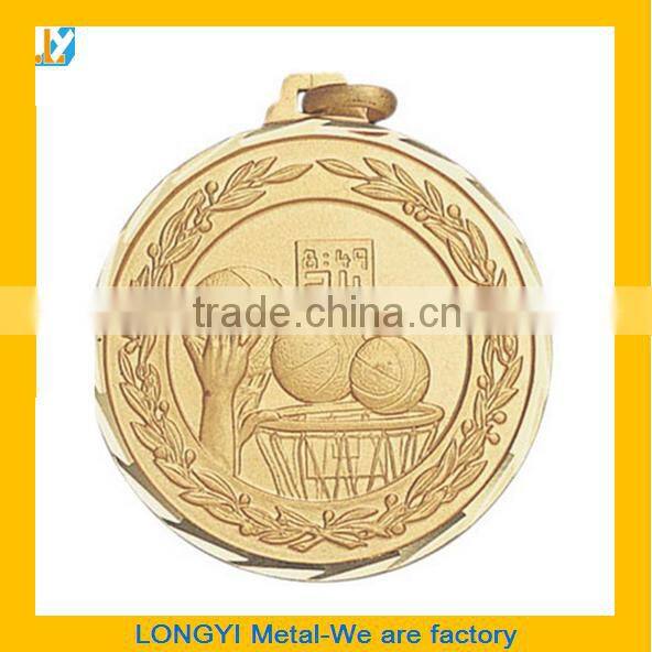 Custom basketball medal/3D metal basketball medal/Cheap basketball medal