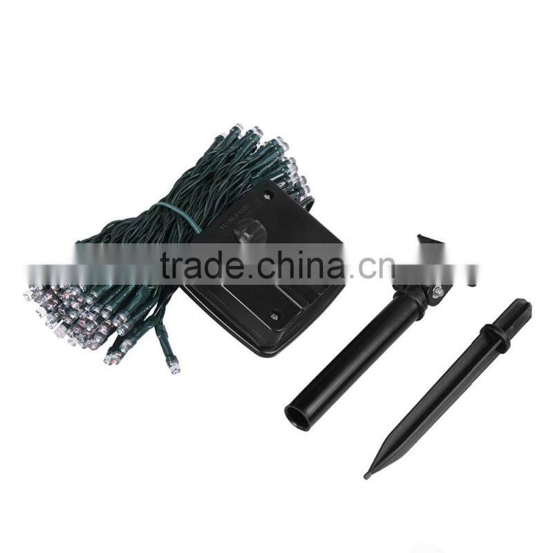 2016 christmas holiday party wedding outdoor decoration indoor bettery solar lotus plastic flower fairy string led lights