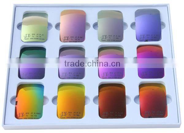 mirrored coating sunglass lens,AC/PC/TAC Polarized sunglass lens