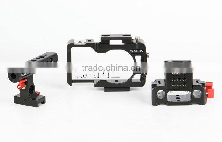CAME-TV Rig For S ony A6300 Camera With Handle Cage Baseplate