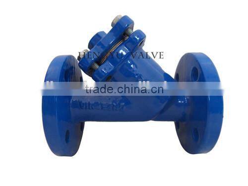 stainless steel cf8m y strainer with ductile iron