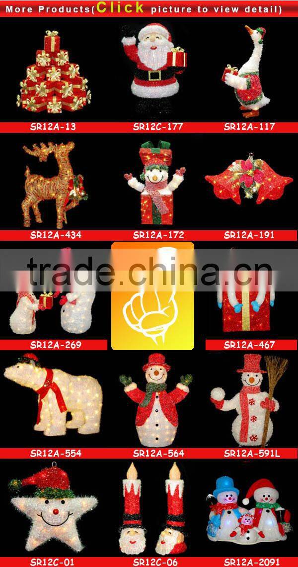 Indoor christmas life size reindeer for garden decoration