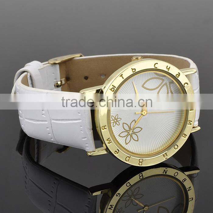 Alibaba Express Wholesale Women Leather Water Proof Watch