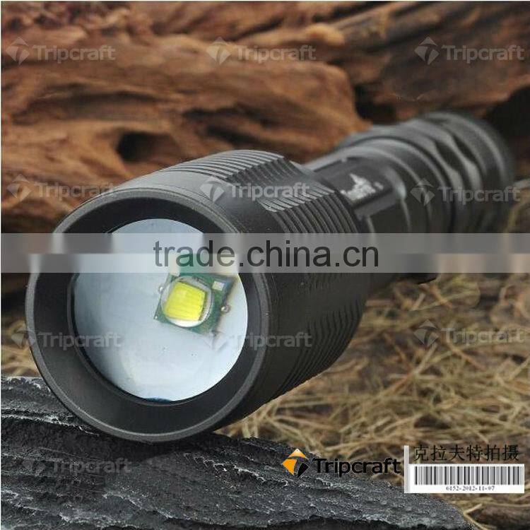 Trustfire XM-L T6 1600LM Z6 / Z5 5 Mode LED Flashlight torch Adjustable Focus Torch 1600 Lumens