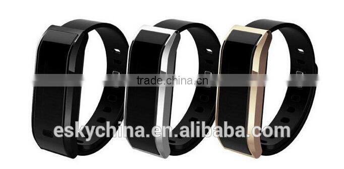 2016 new products Waterproof IP-X6 LCD OLED TW07 Bluetooth V4.0 Fashion Sports smart Bracelet watch