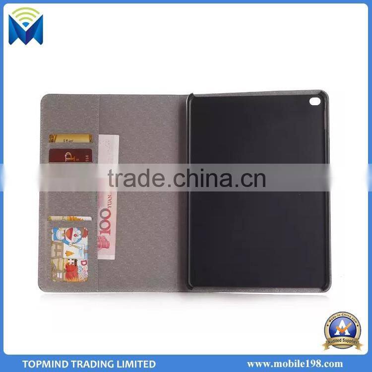 Stripe Pattern Leather Flip Case Cover with Back Cover for iPad Pro