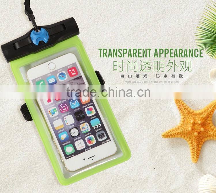 Good Quality PVC Waterproof Cellphone Bag for Swimsuit