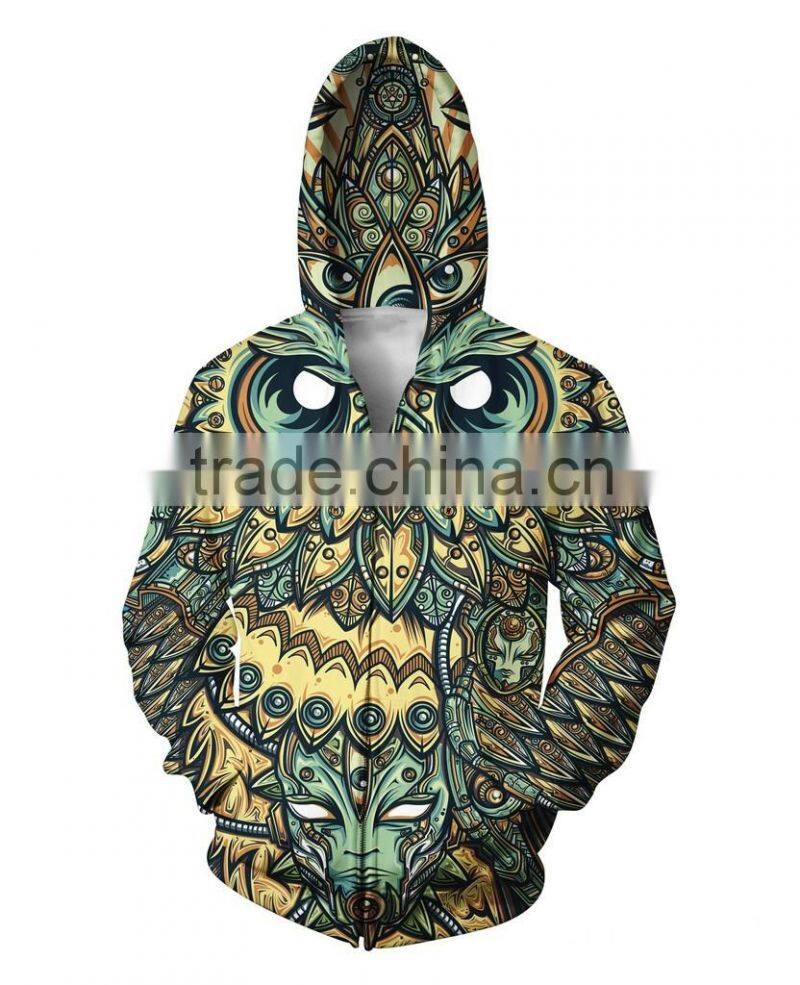 Custom made Men's sublimation Pattern 3D Hoodies