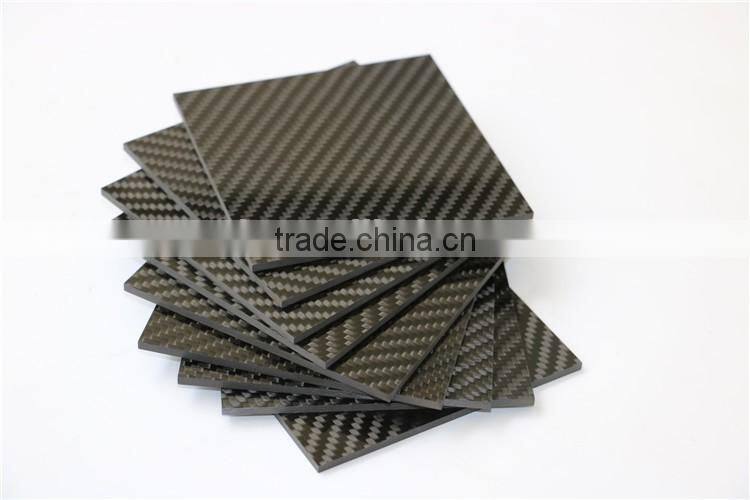ZYH factory good quality custom cnc carbon fiber sheet / plate / parts 0.2mm 0.5mm 1.5mm 2mm 3mm