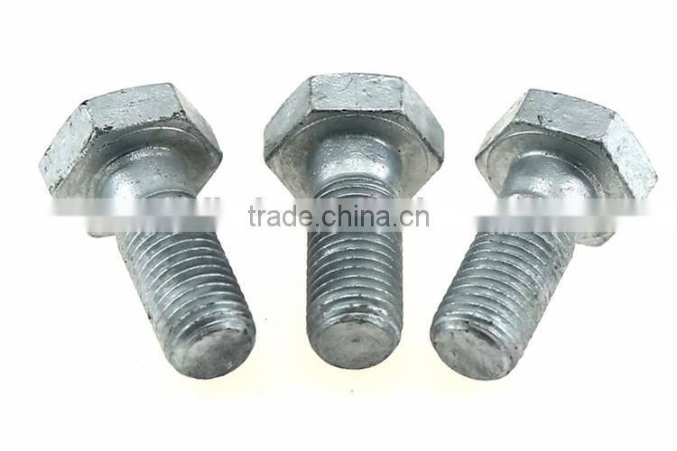 Din961 fine thread Zinc Plated Hex Bolt