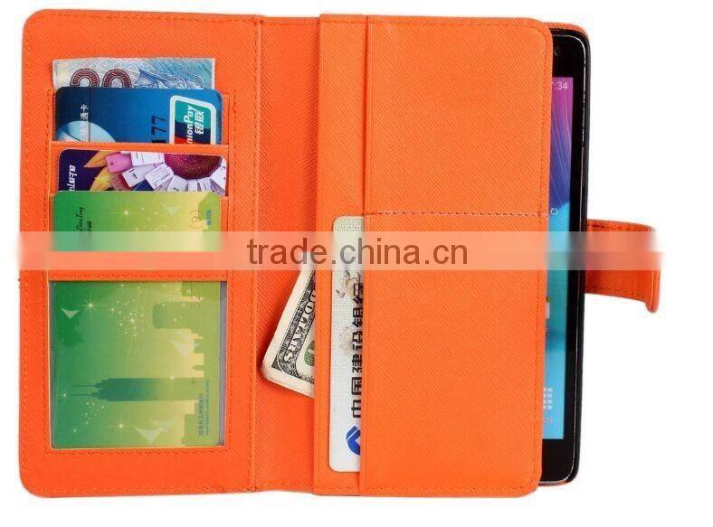 2015 Wallet PU Leather Case for Samsung N9100 note 4