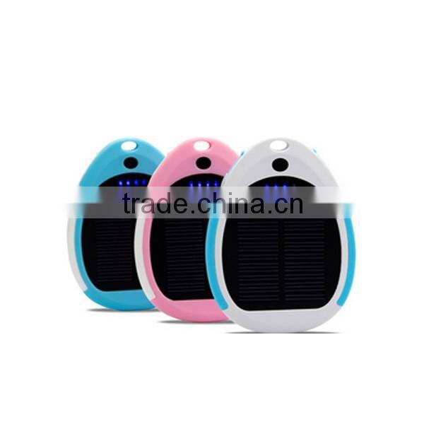 Shockproof waterproof 3000mah solar power bank universal USB solar charger New portable powerbank external backup battery