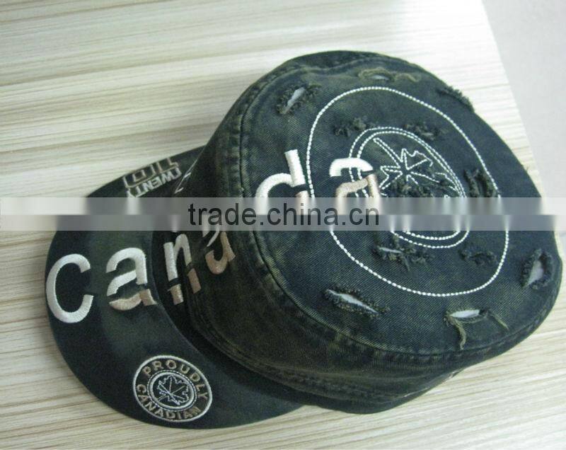 Hip-Hop cotton flat-top cap knit cap hat pattern