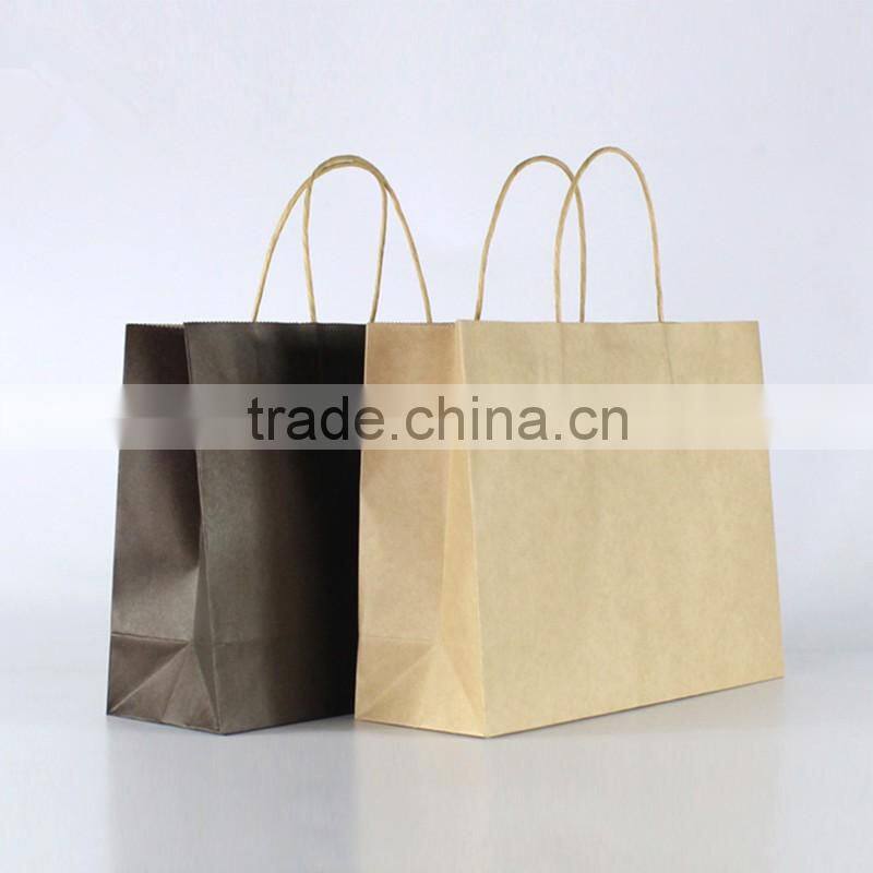 Promotion brown kraft paper bag supplier cheap price craft paper bag