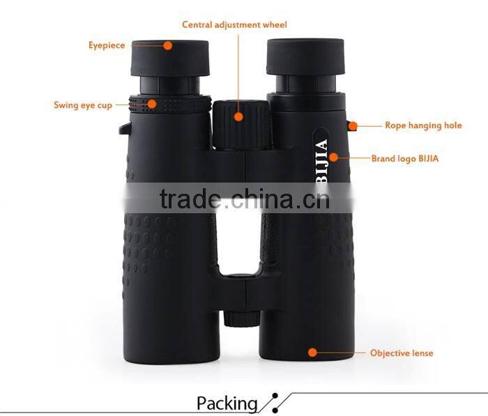 BIJIA 8x42 binocular with High quality BAK4 Glass prism