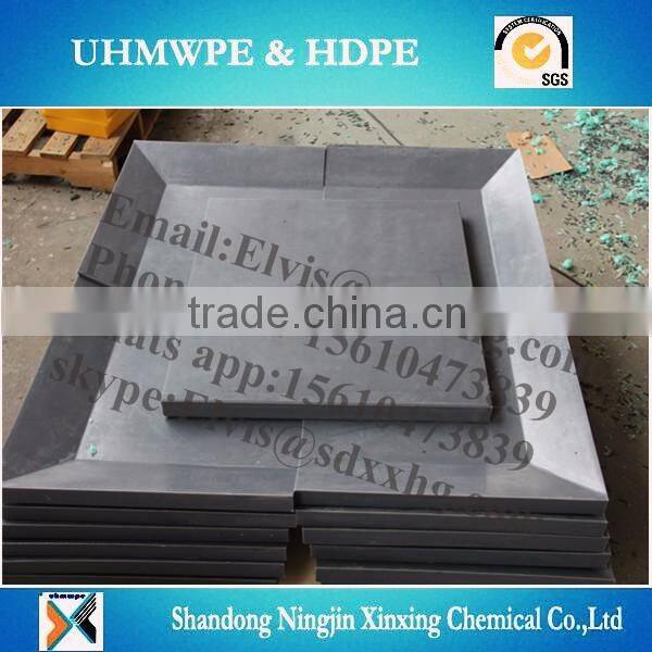 irregular UHMWPE/HDPE UHMWPE slid way for Conveyor wear strips with wearing strip anti slip