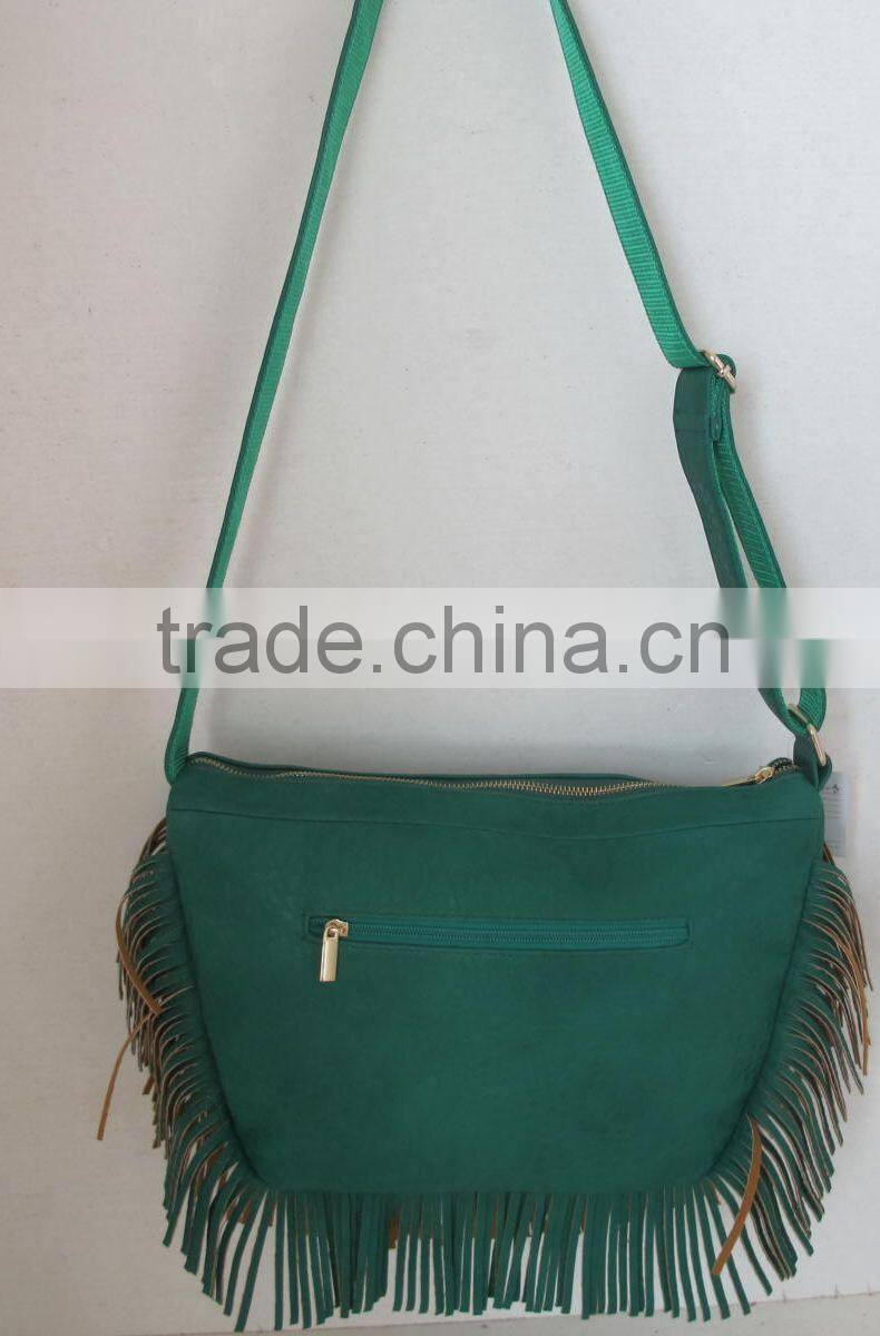 Green comb flow shoulder bag hote sale lady shoulder bags 2014