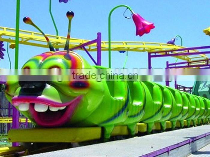 Amusement Equipment Park Amusement Rides Trailer Mounted Caterpillar Roller Coaster for Sale