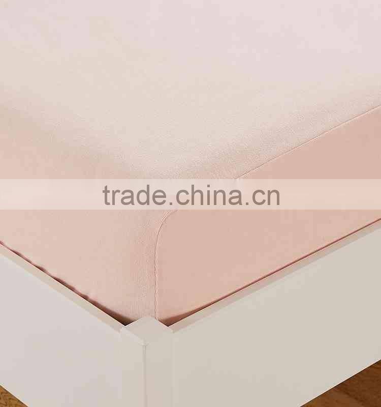 100% Cotton Queen Size Elastic Waterproof Bed Terry Fitted Sheet