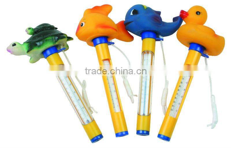 Animal Swimming Pool Water Temperature Thermometer Floating Pool Thermometer in 4 styles w/ string P1508