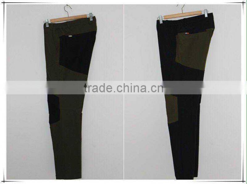 men new style high quality fashion contrast color long jogger pants