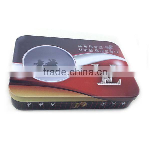 battery tin packaging metal small battery boxes