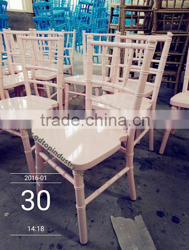 Light Pink Wooden Children Chivary Chair