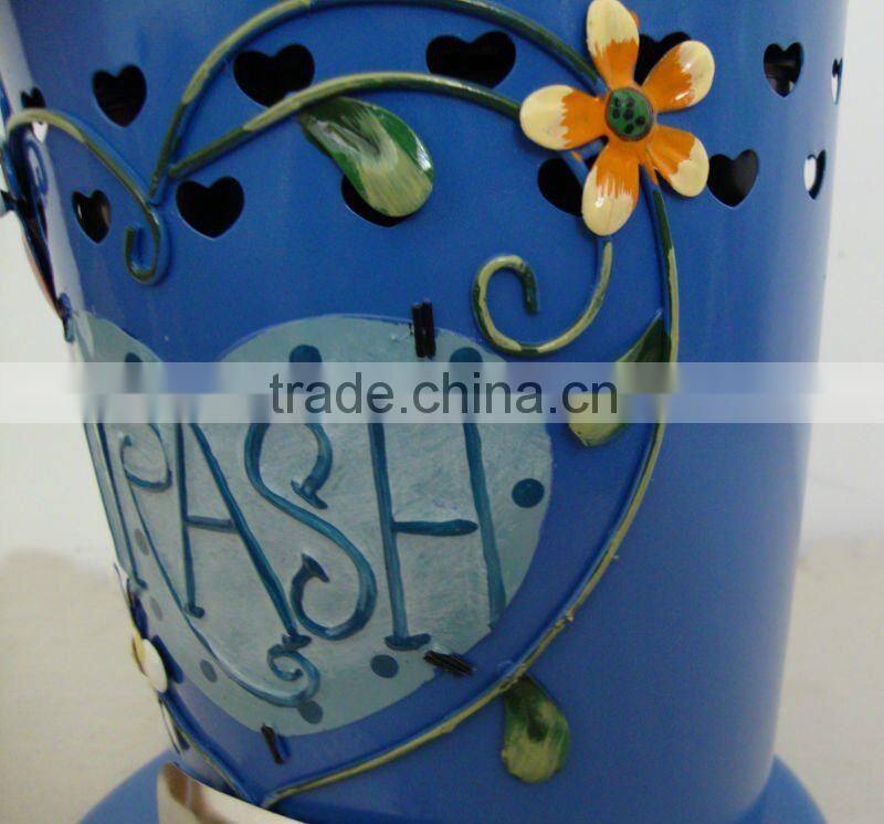 Metal trash for Home and Gargen decoration sx2020